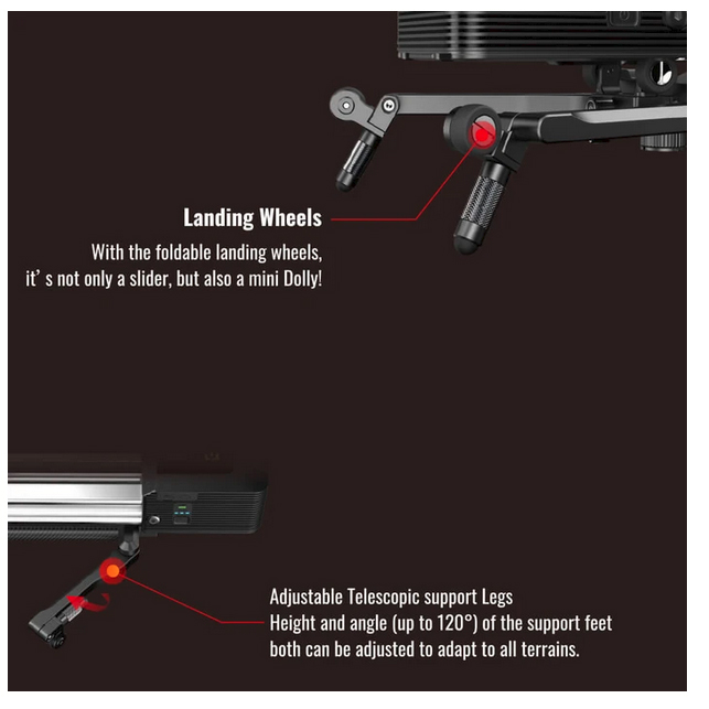 Zeapon Micro 2 E800 Motorized Double Distance Camera Slider - 7